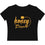Honey Dipped Women's Baby Tee — Cute Honey Drip Crop Top